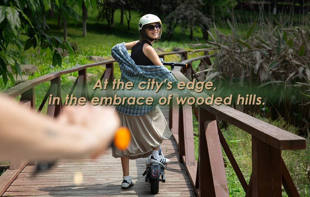 Kukirin A1 Folding Electric Scooter, 800W Motor, 48V 13Ah Battery, 10 inch Vacuum Tire, 45km/h Max Speed, 45km Range, Front & Rear Disc Brake, Front & Rear Shock Absorption