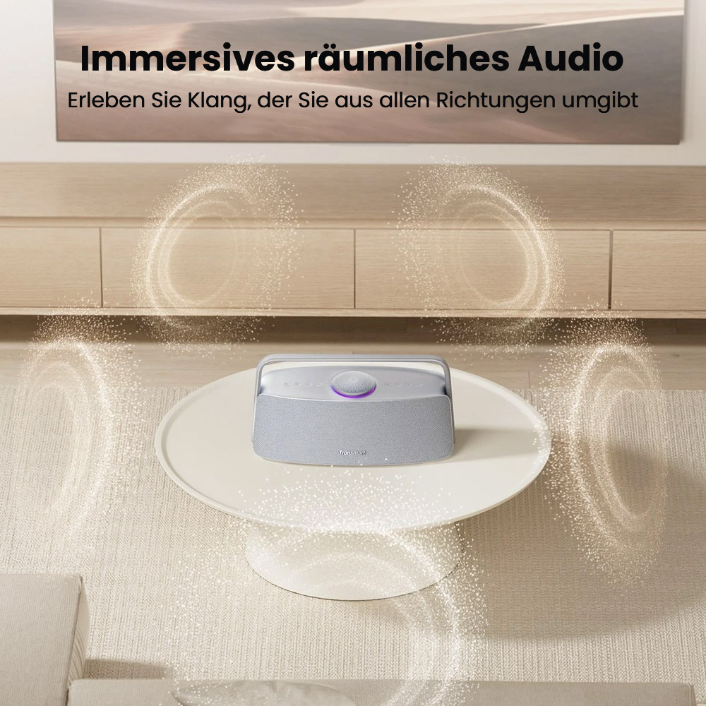 Tronsmart Fiitune X30 Home Spatial Audio-Lautsprecher, Hi-Res-Audio, 14 Stunden Akkulaufzeit