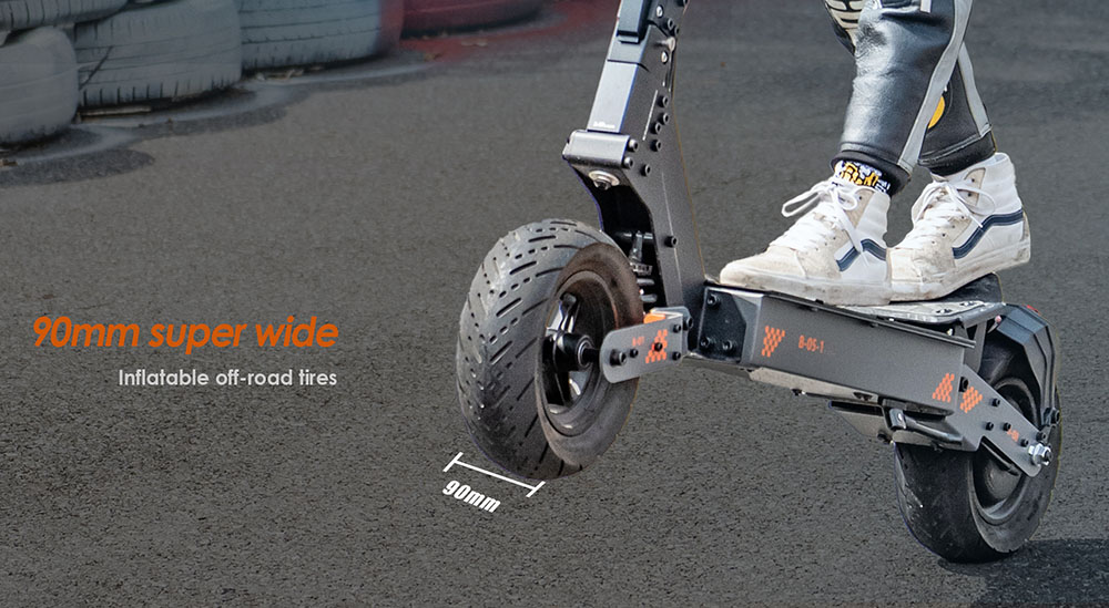 KuKirin G4 Electric Scooter, 2*1000W Motor, 60V 20Ah Battery, 11 inch Tires, 70km/h Max Speed, 75km Range, Front & Rear Disc Brakes, Four-arm Shock Absorber