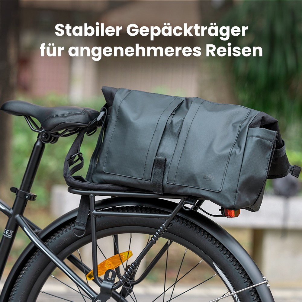 Touroll J1 Trekkingrad mit 250-W-Motor, 27,5-Zoll-Rädern, 561,6-Wh-Akku, 100 km Reichweite, mechanischer Scheibenbremse und E-Bremse (schwarz)