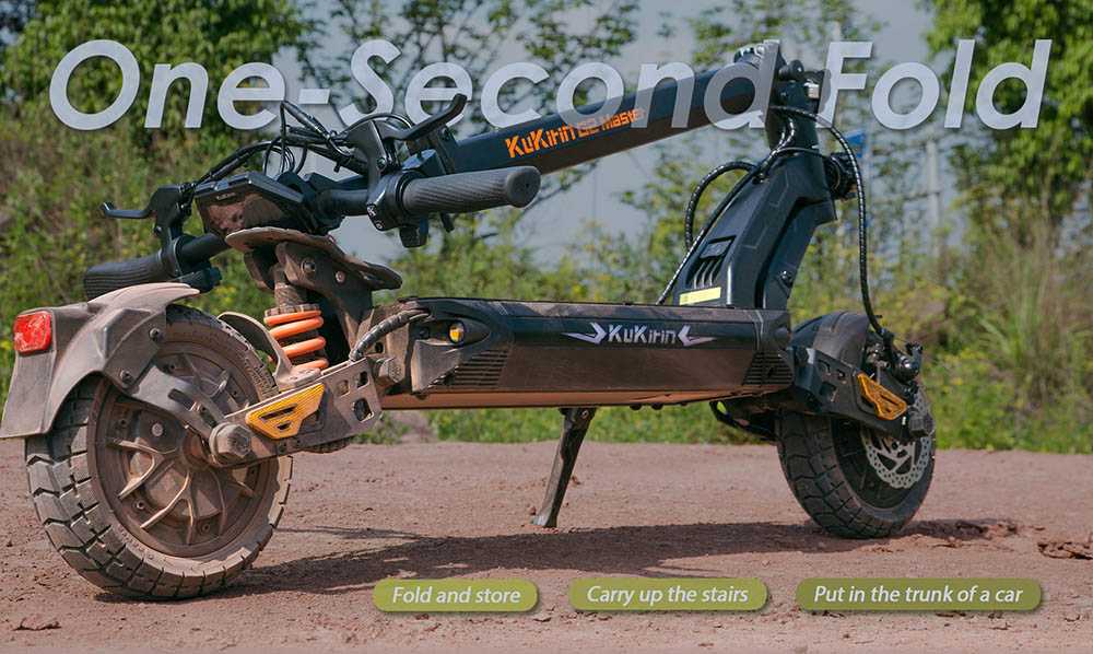 (2025 Upgrade) KUKIRIN G2 Master Elektroroller, 2 x 1000 W Motor, 52 V, 20,8 Ah Akku, 70 km maximale Reichweite, 60 km/h Höchstgeschwindigkeit