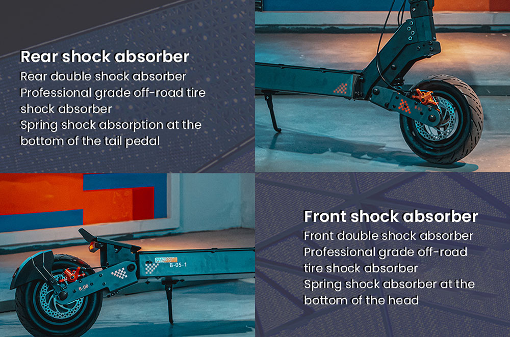 KuKirin G4 Electric Scooter, 2*1000W Motor, 60V 20Ah Battery, 11 inch Tires, 70km/h Max Speed, 75km Range, Front & Rear Disc Brakes, Four-arm Shock Absorber