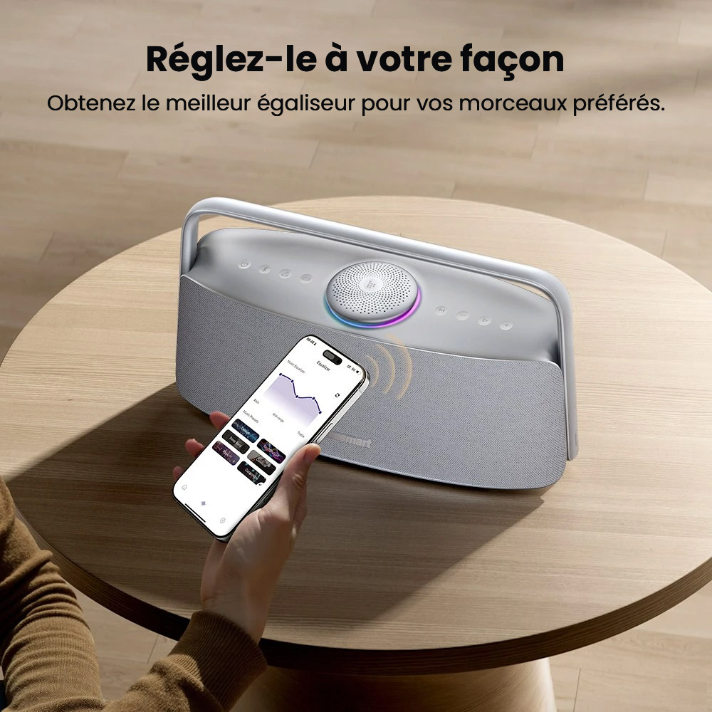 Enceinte audio spatiale domestique Tronsmart Fiitune X30, son haute résolution, autonomie de 14 heures