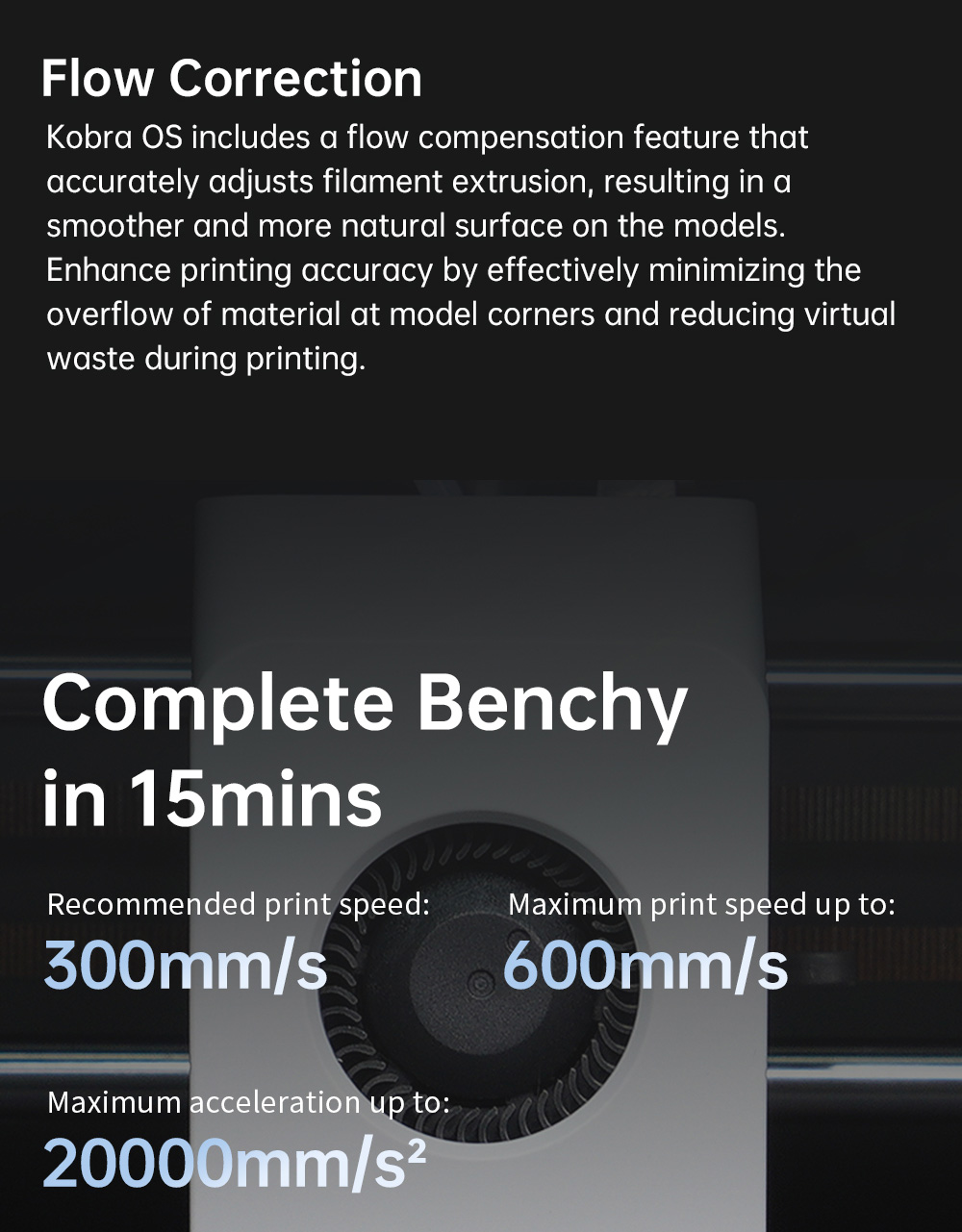 Refurbished Anycubic Kobra S1 Combo 3D Printer, Vibrant 8-Color Printing, 600mm/s Ultra-Fast Speed, Auto-leveling, 320°C Hotend, 44dB Ultra-Quiet, CoreXY Construction, 250*250*250mm