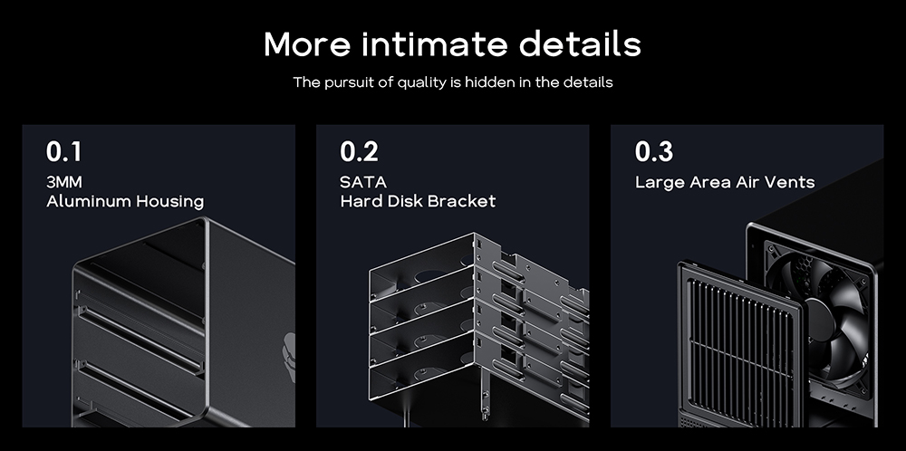 AOOSTAR WTR Pro NAS Mini PC Barebone (No RAM No SSD), AMD Ryzen 7 5825U 8 Cores Max 4.5GHz, HDMI+DP+Type-C Triple 4K Display, WiFi 6 Bluetooth 5.2, 2*USB3.0 2*USB2.0 2*2.5G RJ45 1*Micro SD Card Port 1*Audio Jack - EU Plug