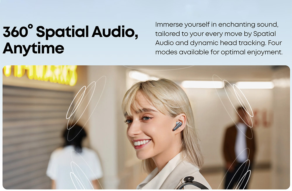 Anker Soundcore Liberty 4 Pro ANC Earbuds TWS Headphones, Adaptive ANC 3.0, Hi-Res Audio, Fast Charging, IPX5 Waterproof - Black