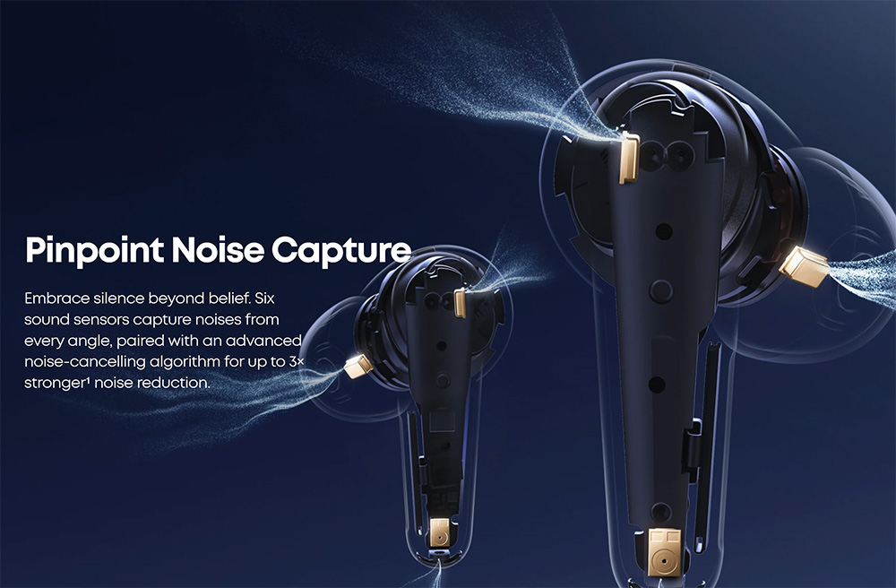 Anker Soundcore Liberty 4 Pro ANC Earbuds TWS Headphones, Adaptive ANC 3.0, Hi-Res Audio, Fast Charging, IPX5 Waterproof - Black