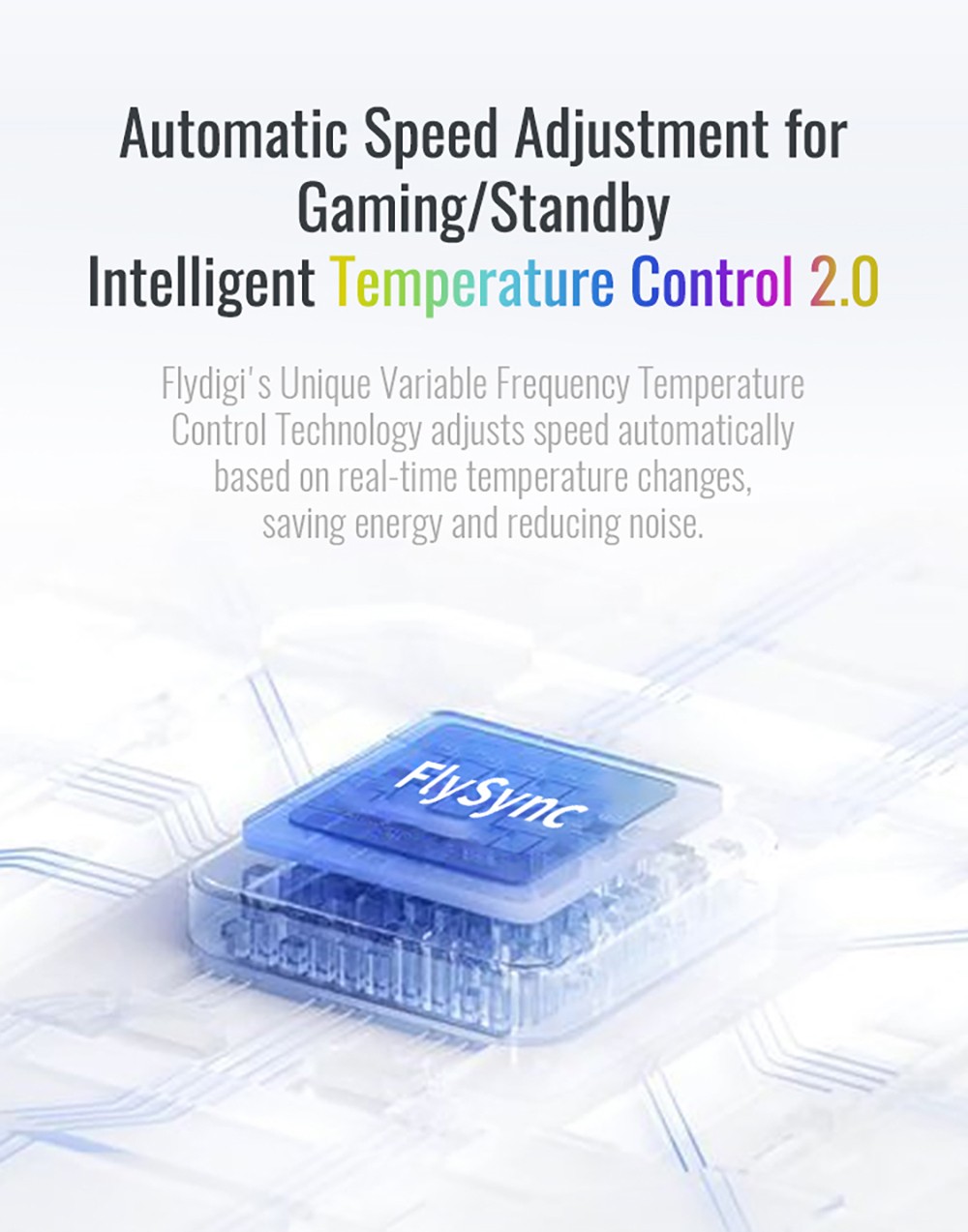 FlyDiGi BS2 Laptop Cooling Pad for Laptops 15.6 inches and Above, 4-angle Adjustable, Intelligent Temperature Control, Dual Noise Reduction