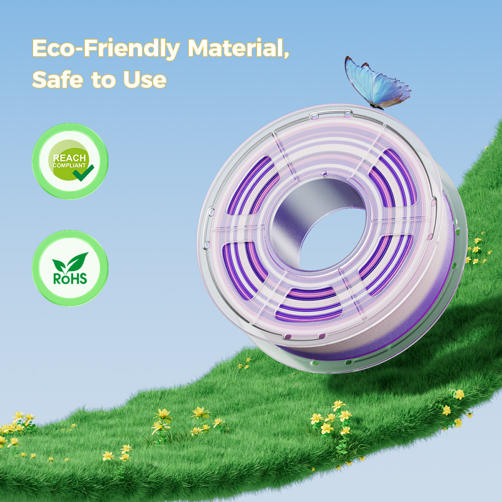 Mecpow Filament PLA,1kg - Arc-en-Ciel