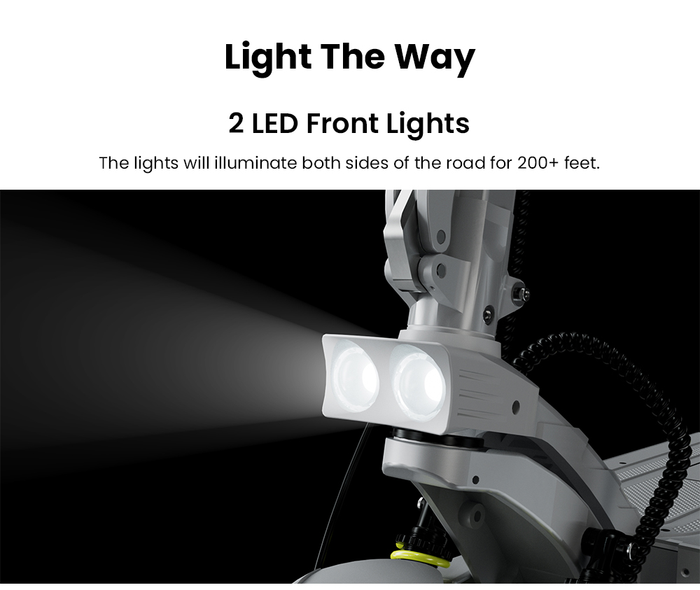 Mukuta 10 Plus Electric Scooter, 1400W*2 Motor, 60V 25.6Ah Battery, 10 inch Tires, 46mph Max Speed, 74 miles Range, Dual Hydraulic Brakes, Quadruple Spring Suspension, LCD Display