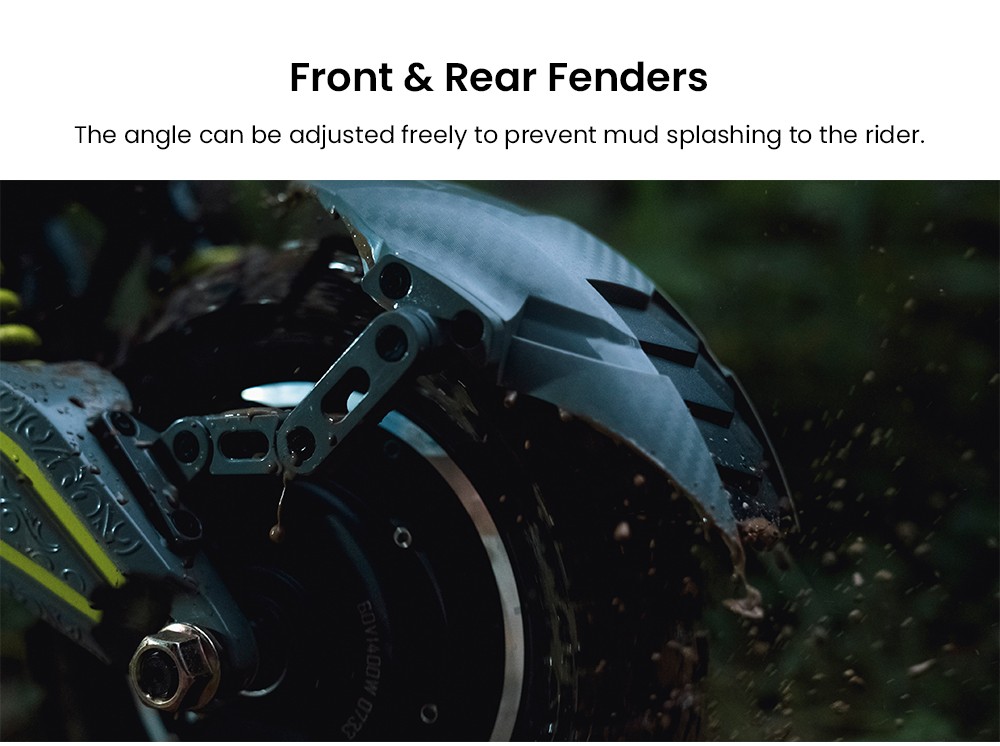 Mukuta 10 Plus Electric Scooter, 1400W*2 Motor, 60V 25.6Ah Battery, 10 inch Tires, 46mph Max Speed, 74 miles Range, Dual Hydraulic Brakes, Quadruple Spring Suspension, LCD Display