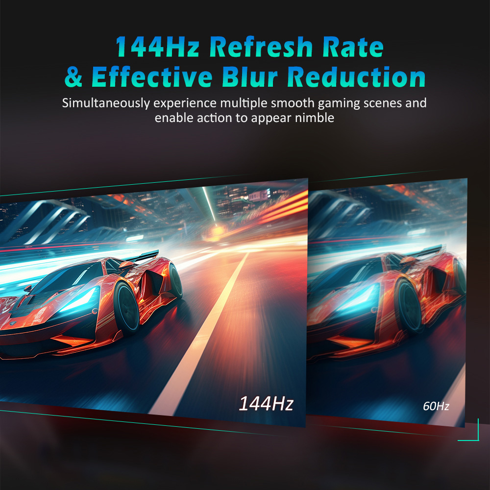 Refurbished TITAN ARMY C49SHC 49-inch Gaming Monitor, 3840*1080 CSOT HVA Panel, 32:9 Oversized Curved Screen, 144Hz High Refresh Rate, Adaptive-Sync, 1*HDMI 2.0 1*DP 1.4 1*Full-Feature USB-C 1*USB-B 2*USB-A, 65W Reverse Charging