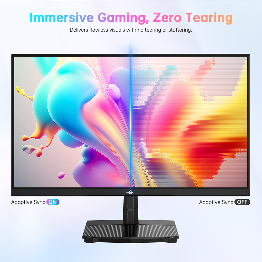 Refurbished TITAN ARMY P2418C Office Monitor, 23.8 inch 1920*1080 16:9 CSOT IPS Screen, 144Hz Refresh Rate, 1500:1 Contrast Ratio, 178° Viewing Angle, HDR400, 6 Scenario Modes, Low Blue Light & Flicker-free, Supports VESA Mount