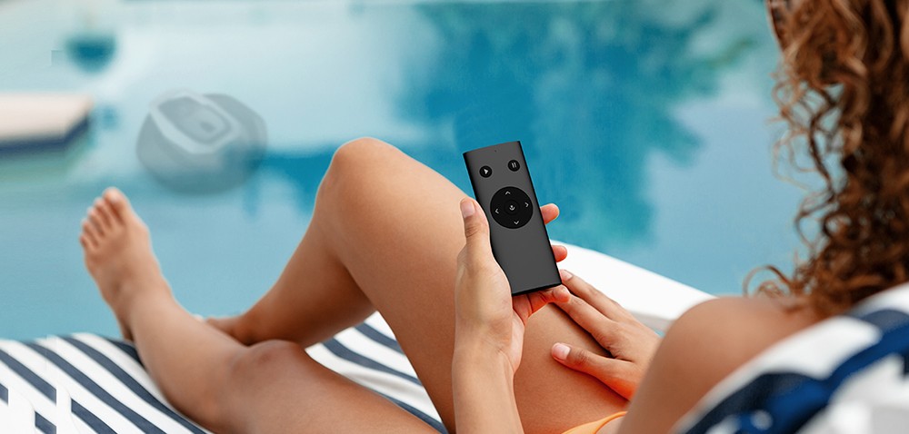 Robot nettoyeur de piscine Ultenic Pooleco 10s, autonomie de 90 min, télécommande/application, 5 200 mAh, 3 moteurs, pour piscines creusées/hors sol jusqu'à 850 pi²