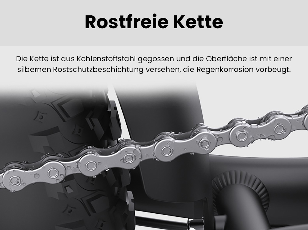 AVAKA K300 Faltbares Elektrofahrrad, 350 W Motor, 36 V 16 Ah Akku, 20 x 3,0 Zoll Reifen, 31 km/h Höchstgeschwindigkeit, 100 km Reichweite, Scheibenbremsen vorne und hinten, LCD-Display, SHIMANO 7-Gang - Weiß