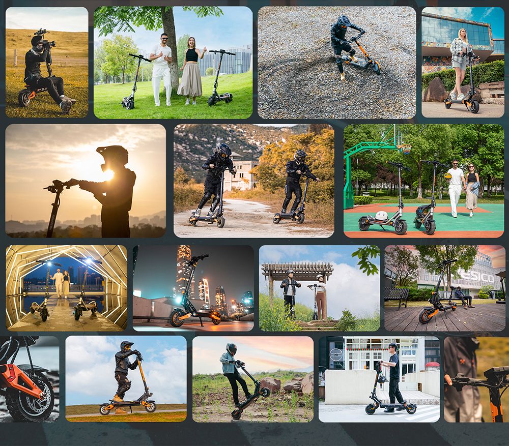 KuKirin G4 Electric Scooter, 2*1000W Motor, 60V 20Ah Battery, 11 inch Tires, 70km/h Max Speed, 75km Range, Front & Rear Disc Brakes, Four-arm Shock Absorber