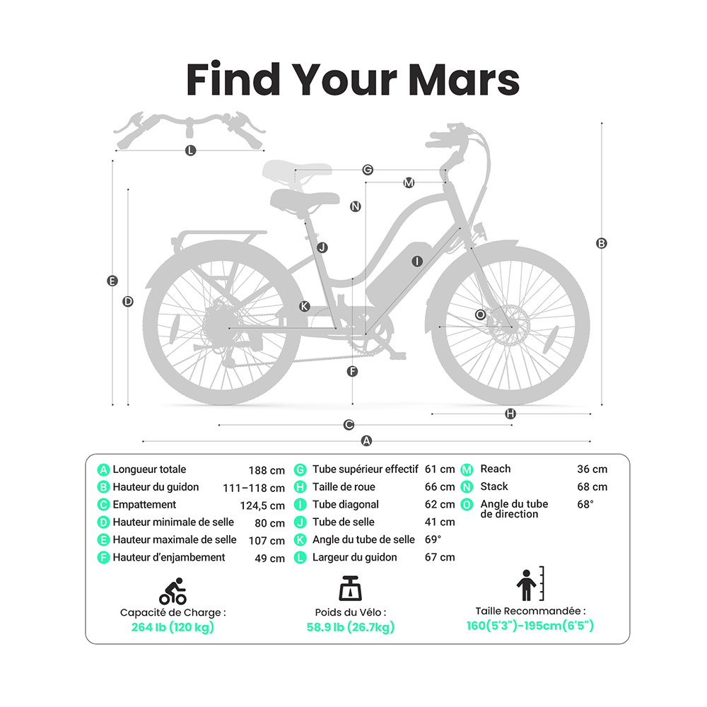 Touroll B2 Vélo électrique, moteur 250 W, batterie 36 V 15,6 Ah, pneus 26 x 2,25 pouces, vitesse maximale 25 km/h, autonomie 100 km, frein à disque et frein électrique, Shimano 7 vitesses, écran LED