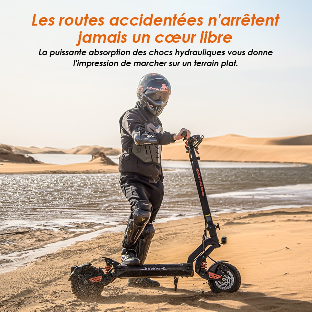 (2025 version) KuKirin G2 Master Trottinette électrique, pneus pneumatiques tout-terrain 10