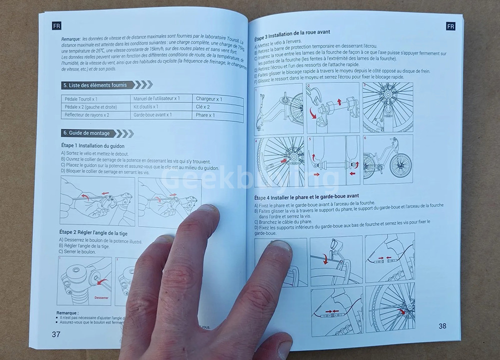 Touroll MA2 Elektrofahrrad, 250W Mittelmotor, 36V 13Ah Akku, 27,5 Zoll Reifen, 25 km/h Höchstgeschwindigkeit, 100 km maximale Reichweite, hydraulische Scheibenbremse, Federgabel mit Verriegelung, Shimano 7-Gang-Schaltung – Braun