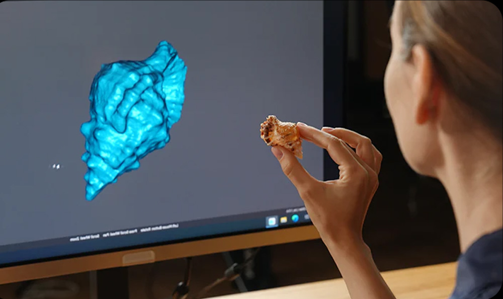 Creality CR Scan Otter Lite 3D-Scanner, 0,05 mm Genauigkeit, Objekte zwischen 20-2000 mm, 24-Bit-Vollfarbscannen, Gesichts- und Körperscan