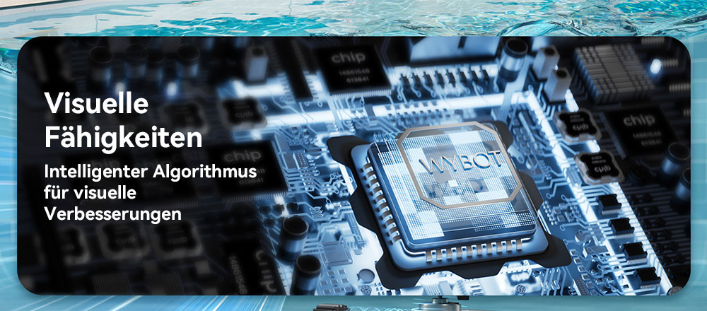 WYBOT C2 Vision kabelloser Pool-Staubsaugerroboter, Schmutzerkennung mit KI-Kamera, 8-in-1-Masterreinigung, Zweischicht-Filtration, bürstenlose Motoren für starke Saugleistung, für Pools bis zu 180 m², Schwarzgrün