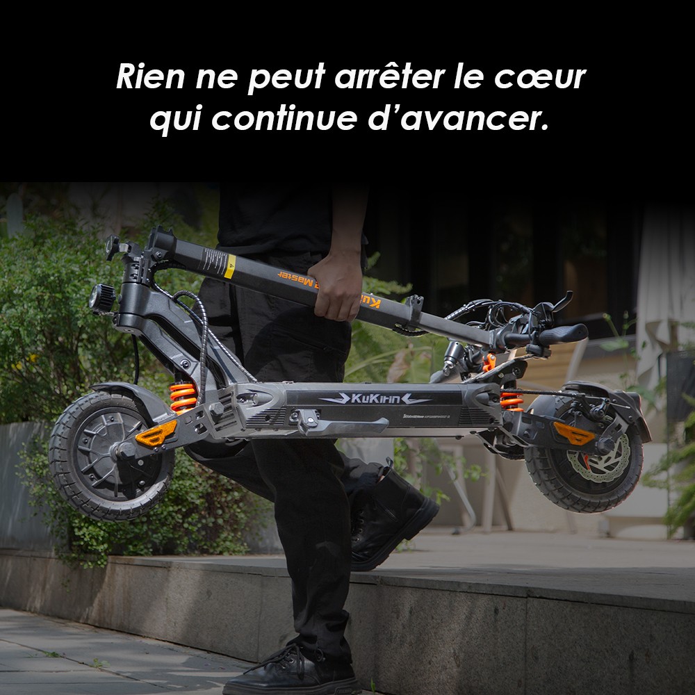 (2025 version) KuKirin G2 Master Trottinette électrique, pneus pneumatiques tout-terrain 10