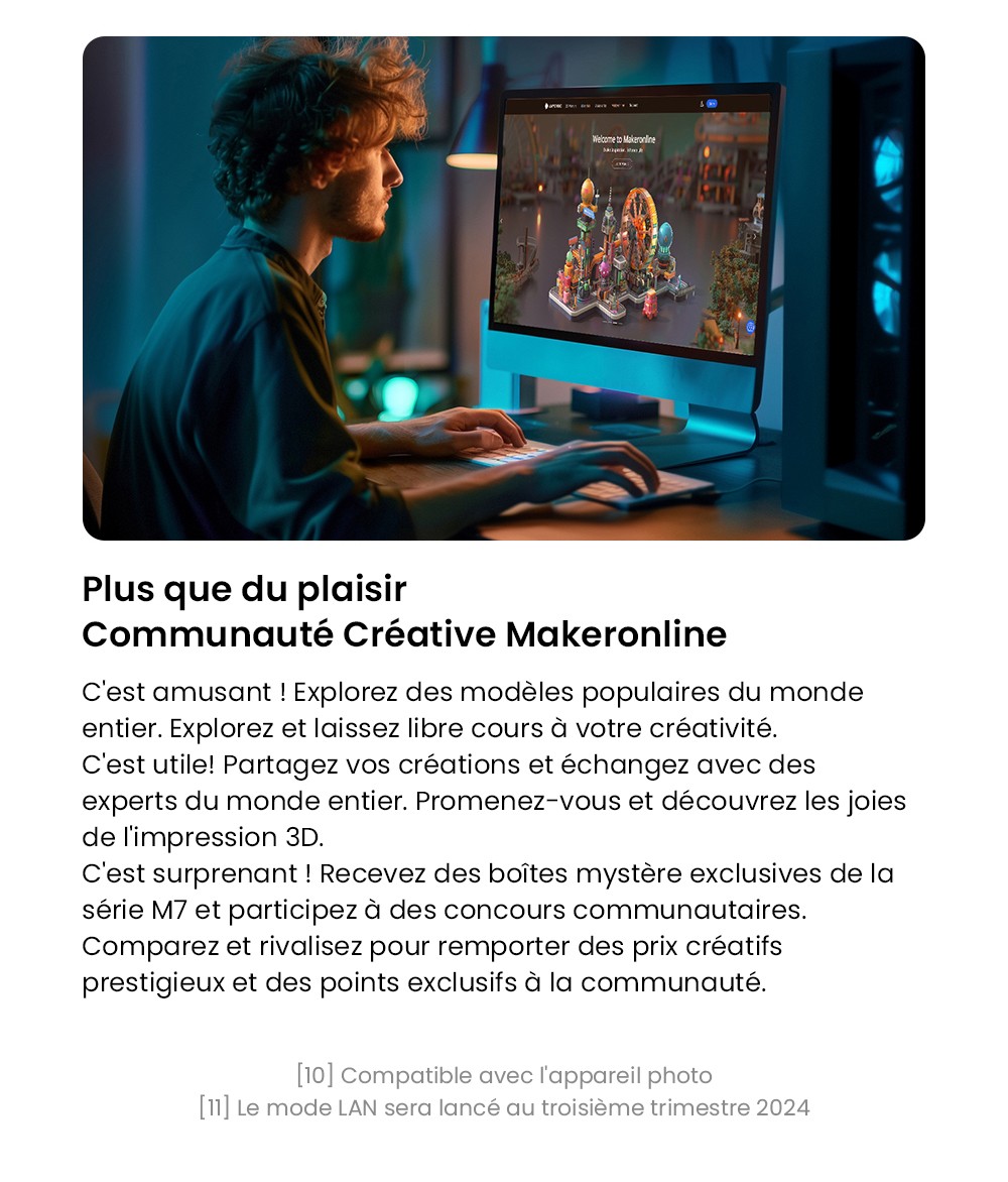 Imprimante 3D ANYCUBIC KOBRA 3 COMBO, avec ACE Pro, vitesse maximale de 600 mm/s, double système de chauffage PTC, impression multicolore intelligente, mise à niveau automatique, détection de colmatage des buses, taille extensible 250 x 250 x 260 mm