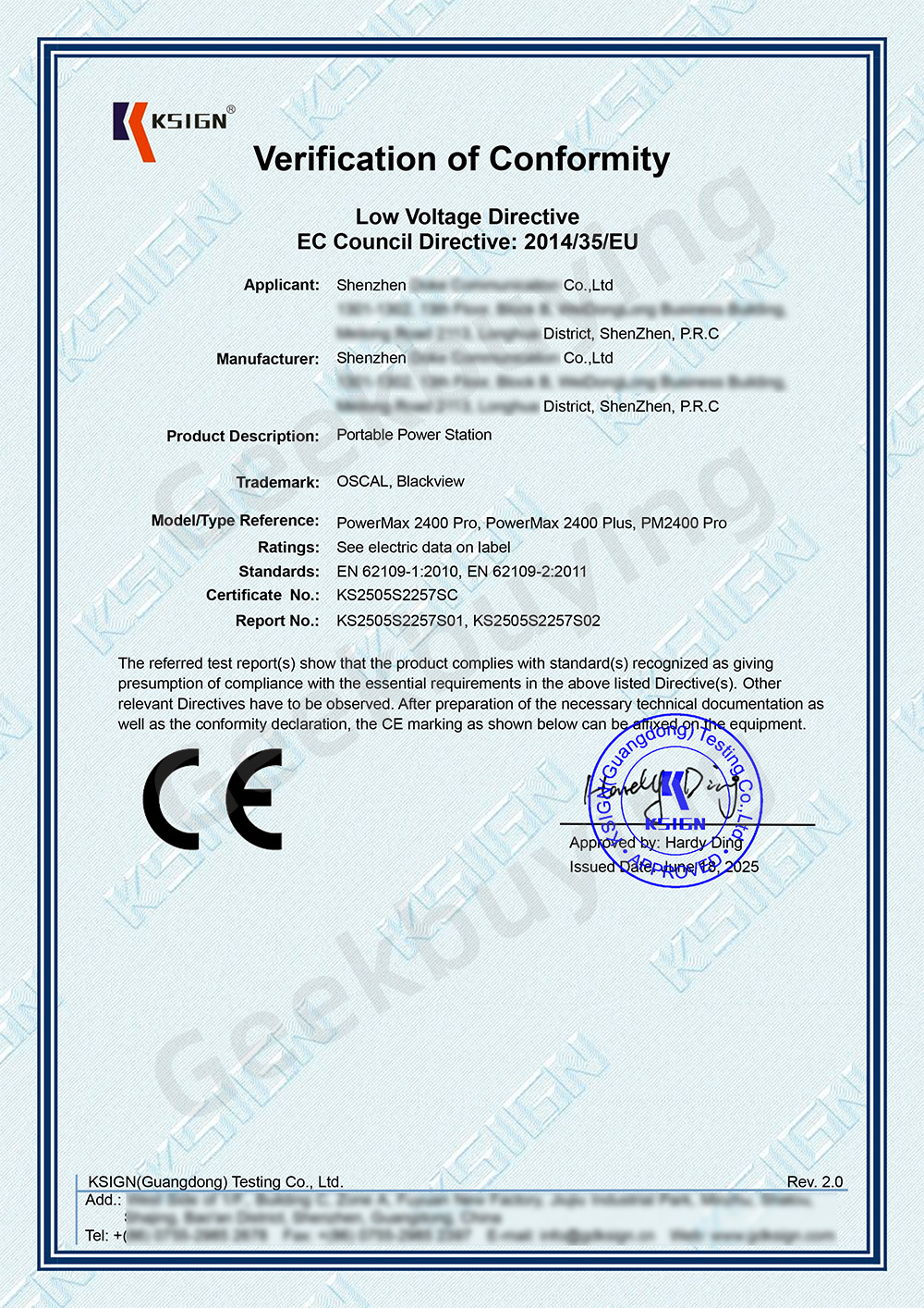 Blackview Oscal PowerMax 2400 Pro Portable Power Station 2016Wh + 1x BP2400 Pro 2016Wh LiFePO4 Battery Pack + 1x PM200 Pro 200W Foldable Solar Panel