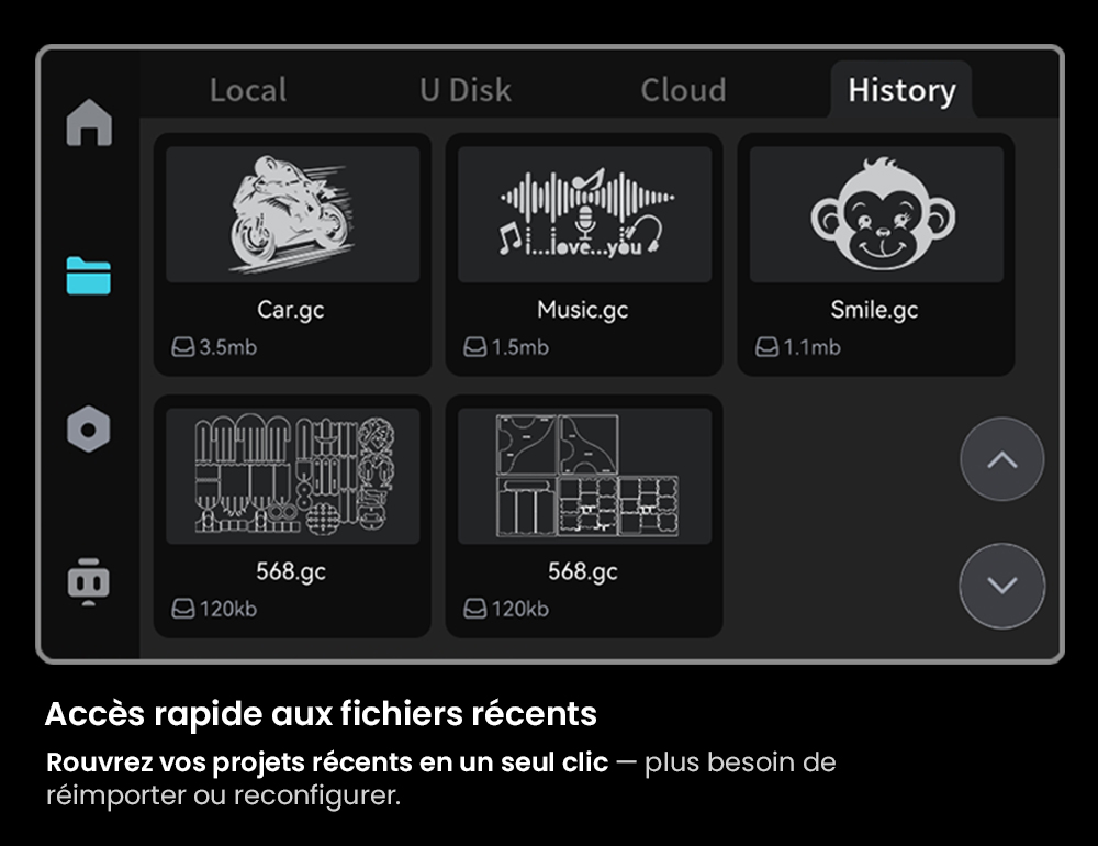 Creality Falcon A1 Pro Graveur laser, 20W bleu et 2W IR, caméra IA, vitesse élevée de 600 mm/s, écran tactile 4,3 pouces, 358x268mm, gris
