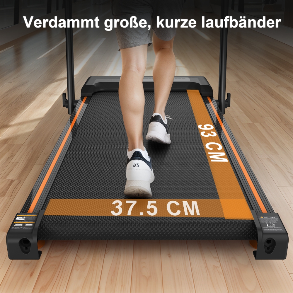 Q29-1B Laufband mit Steigung, 2,5 PS-Motor, voreingestellte Programme P1–P12, 120 kg Kapazität, APP und Fernbedienung