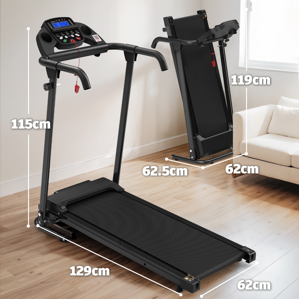 Q30-5 Faltbares Laufband, 2,5-PS-Motor, Smart-App, 3 Modi und LED-Anzeige