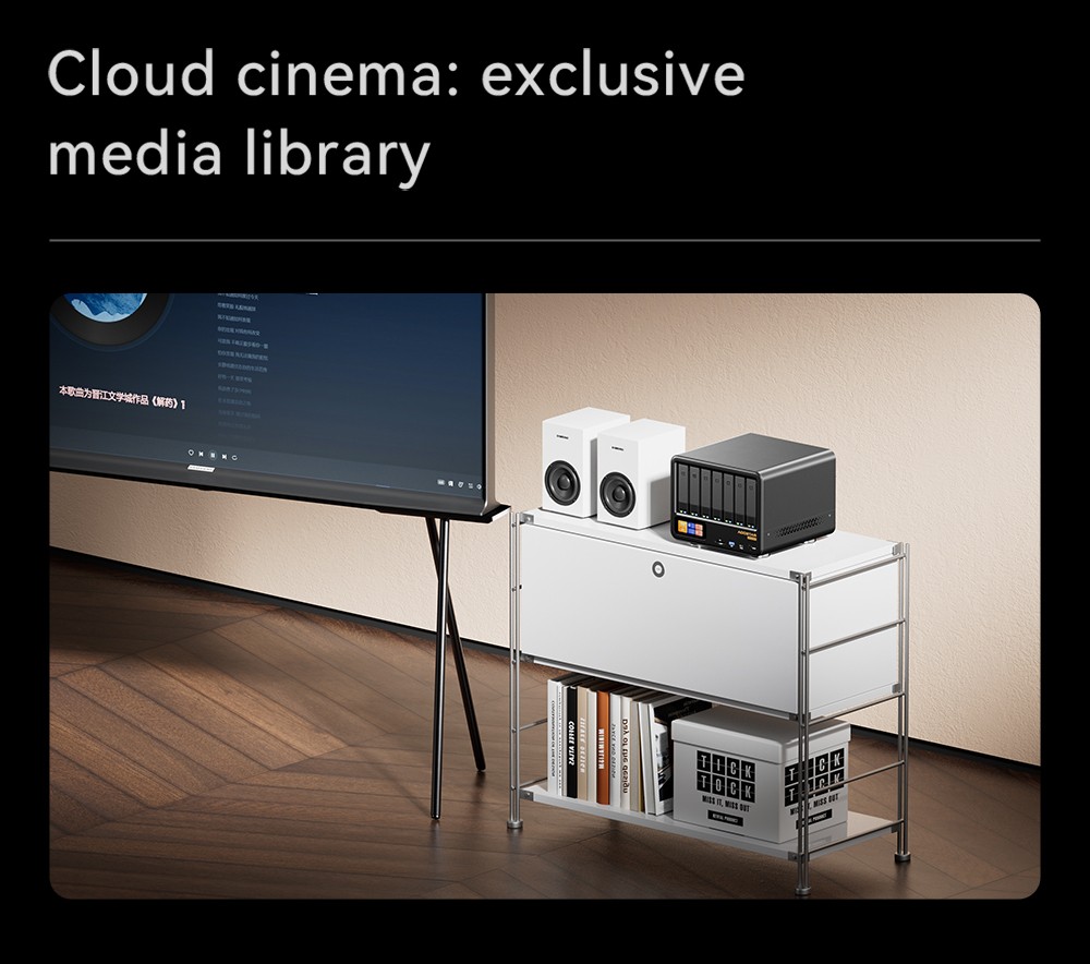 AOOSTAR WTR MAX 11 Bays NAS Mini PC Barebone (No RAM No SSD), Secondary Screen, AMD R7 Pro 8845HS 8 Cores Max 5.1GHz, HDMI+DP+USB4 Triple Display, 2*2.5G LAN, 2* INTEL X710 10G LAN, 3*USB3.2, 1*Oculink, 1*SD Card, 1*Type-C, 1*Audio - EU Plug