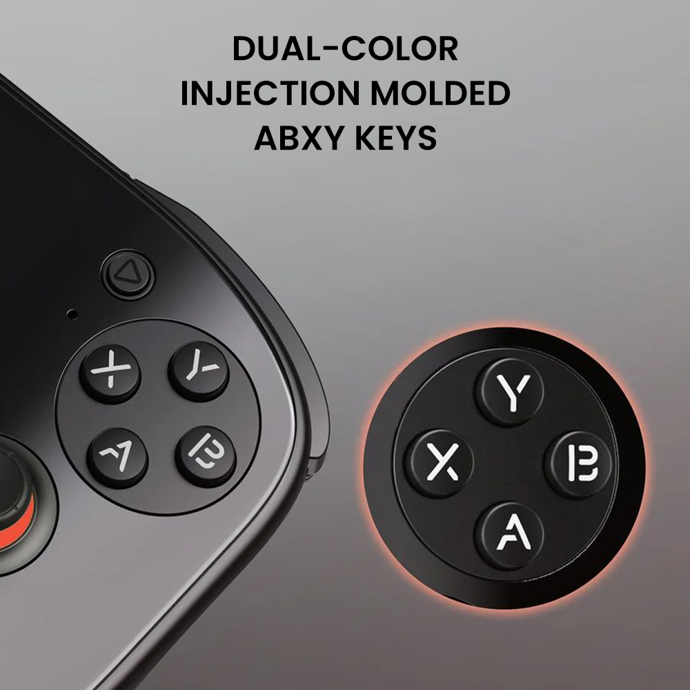 AYN Odin 2 Portal Handheld Game Console, 7 inch 1080p 120Hz OLED Touchscreen, 12GB RAM 512GB Storage, 8000mAh Battery, Android 13, WiFi 7 Bluetooth 5.3 - White