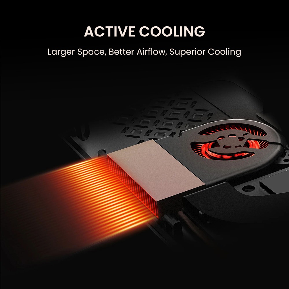 AYN Odin 2 Portal Handheld Game Console, 7 inch 1080p 120Hz OLED Touchscreen, 16GB RAM 1TB Storage, 8000mAh Battery, Android 13, WiFi 7 Bluetooth 5.3 - Black