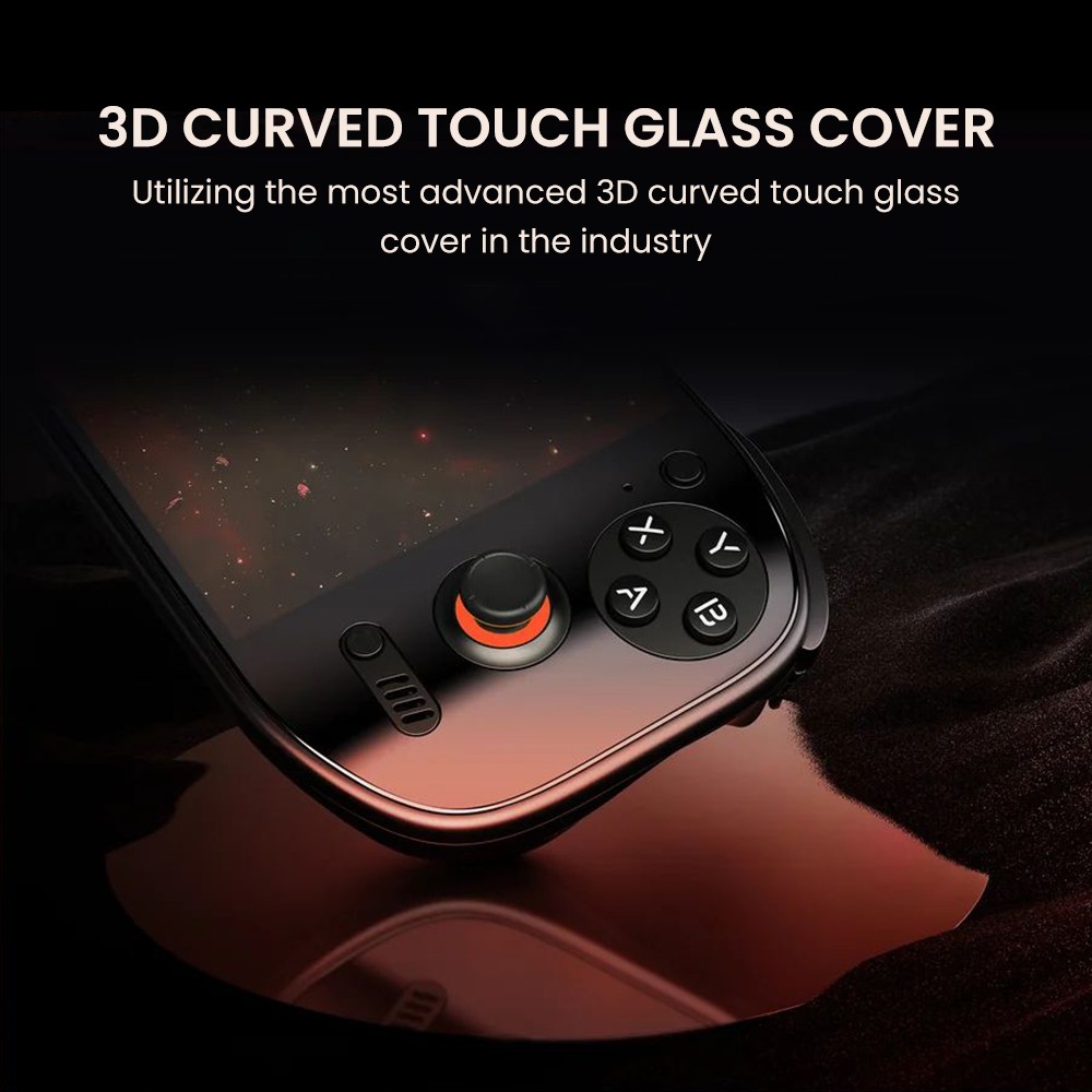 AYN Odin 2 Portal Handheld Game Console, 7 inch 1080p 120Hz OLED Touchscreen, 8GB RAM 128GB Storage, 8000mAh Battery, Android 13, WiFi 7 Bluetooth 5.3 - Black