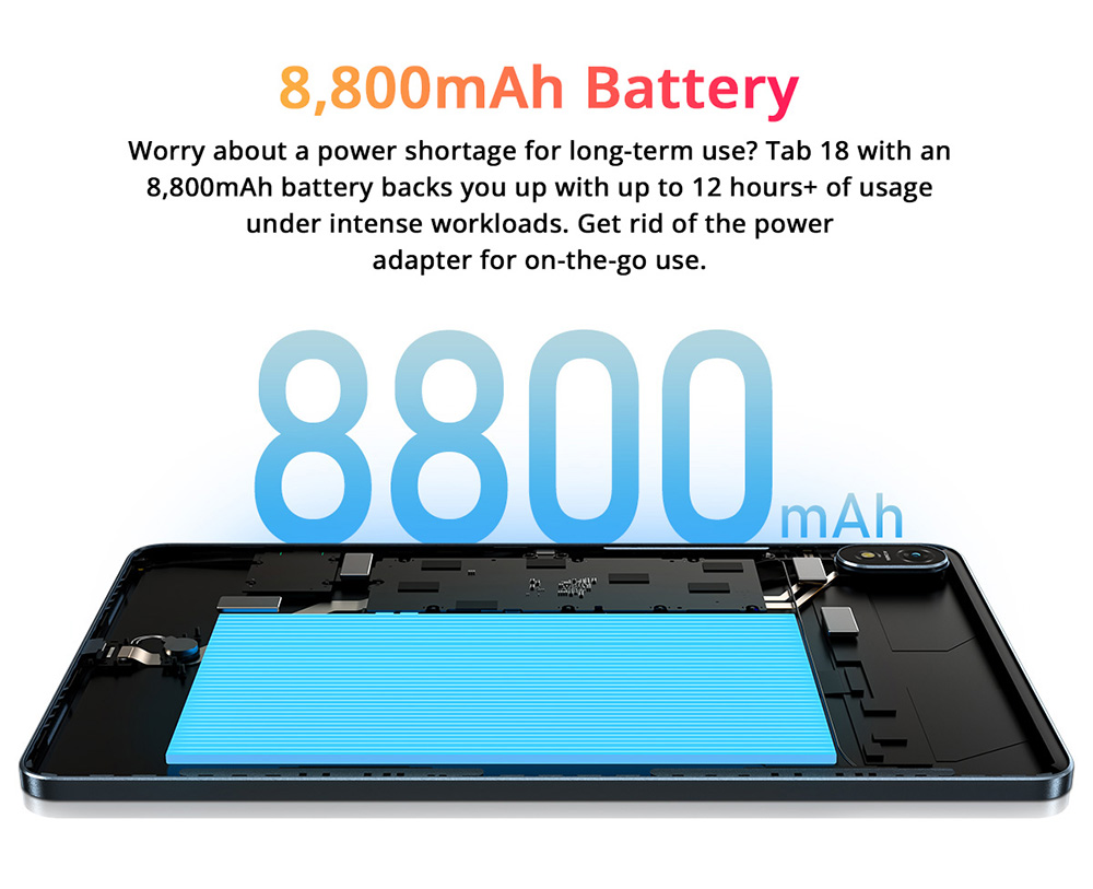 Refurbished BLACKVIEW TAB 18 4G Tablet, 1200*2000 12'' IPS Screen, MediaTek Helio G99 8 Core, Android 13, 12GB RAM 256GB ROM, 8800mAh Battery, 33W Fast Charge, Dual-band WiFi Bluetooth 5.1, 8MP+16MP Camera, GPS/Galileo/GLONASS/BDS - Grey