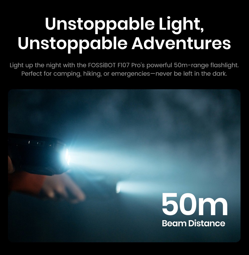 FOSSiBOT F107 Pro Robustes Smartphone, 12+512 GB, 6,95-Zoll-Display, 28.000-mAh-Akku, 200-MP-KI-Kamera, 66-W-Schnellladung, Nachtsicht und 5G