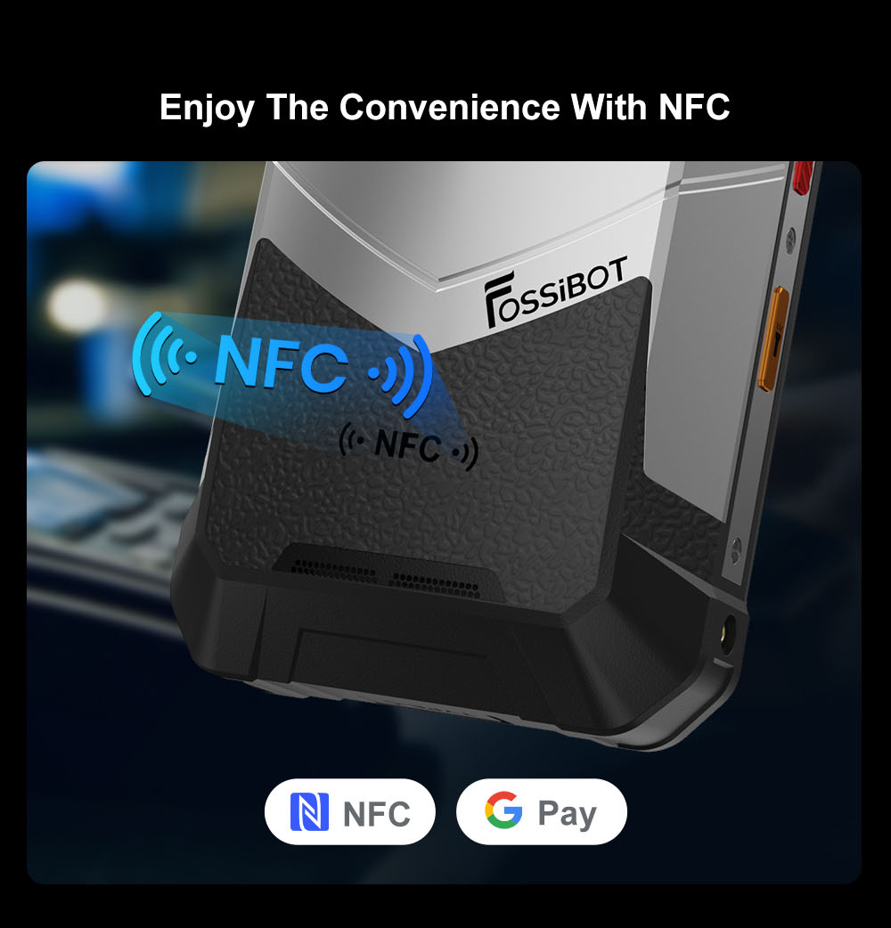 FOSSiBOT F107 Pro Robustes Smartphone, 12+512 GB, 6,95-Zoll-Display, 28.000-mAh-Akku, 200-MP-KI-Kamera, 66-W-Schnellladung, Nachtsicht und 5G