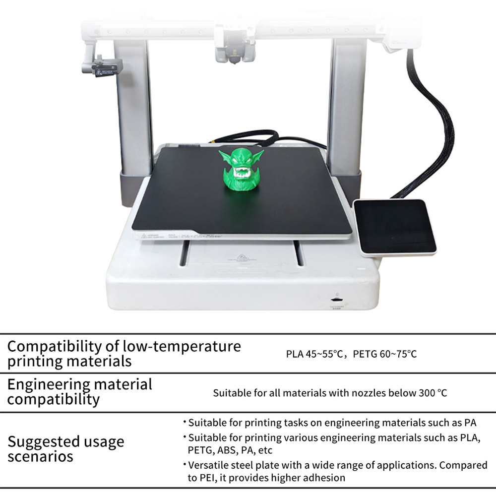 FYSETC 257x257mm Epoxy Resin Build Plate for Bambu Lab X1/P1/A1