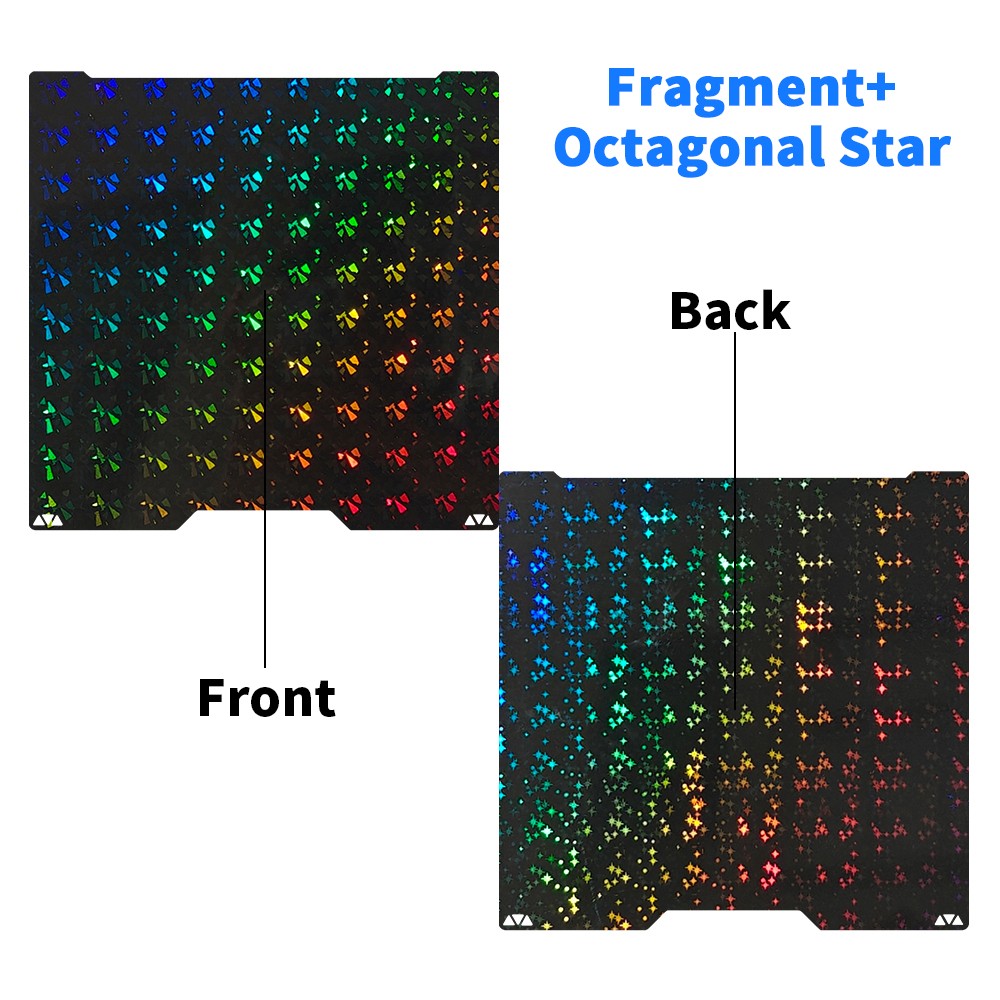 FYSETC 355*346mm Build Plate for Bambu Lab H2D, Fragment+Octagonal Star