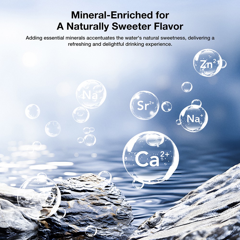 JIMMY R9 Countertop Reverse Osmosis Water Purifier, 7 Stage Purification with Remineralization & UV, 3s Instant Heat, 7 Temps, 3:1 Pure to Drain, Gray