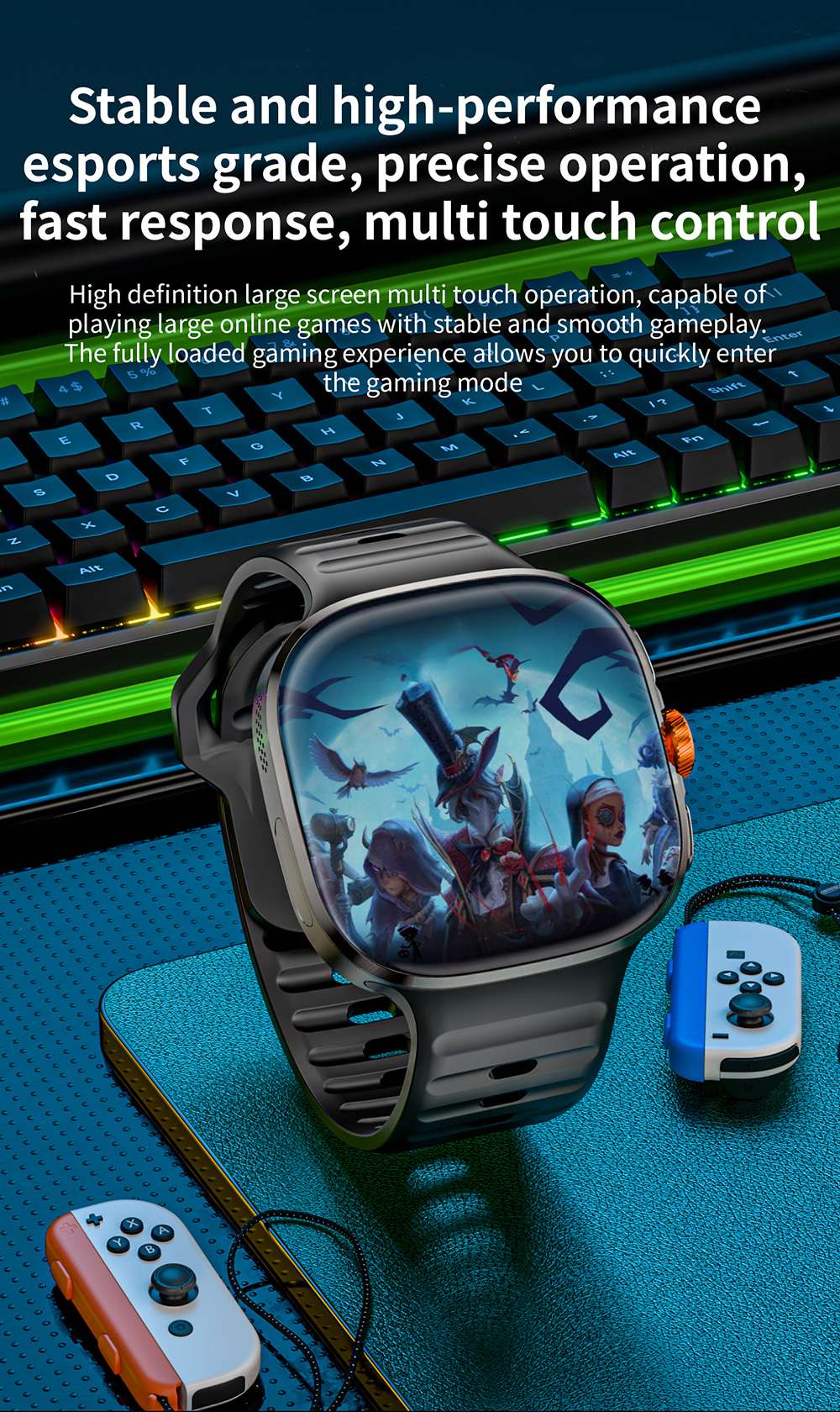 LOKMAT APPLLP 6 MAX Smartwatch, 3GB RAM 32GB ROM, 2.16 inch AMOLED Screen, Supports 4G/5G LTE, GPS Positioning