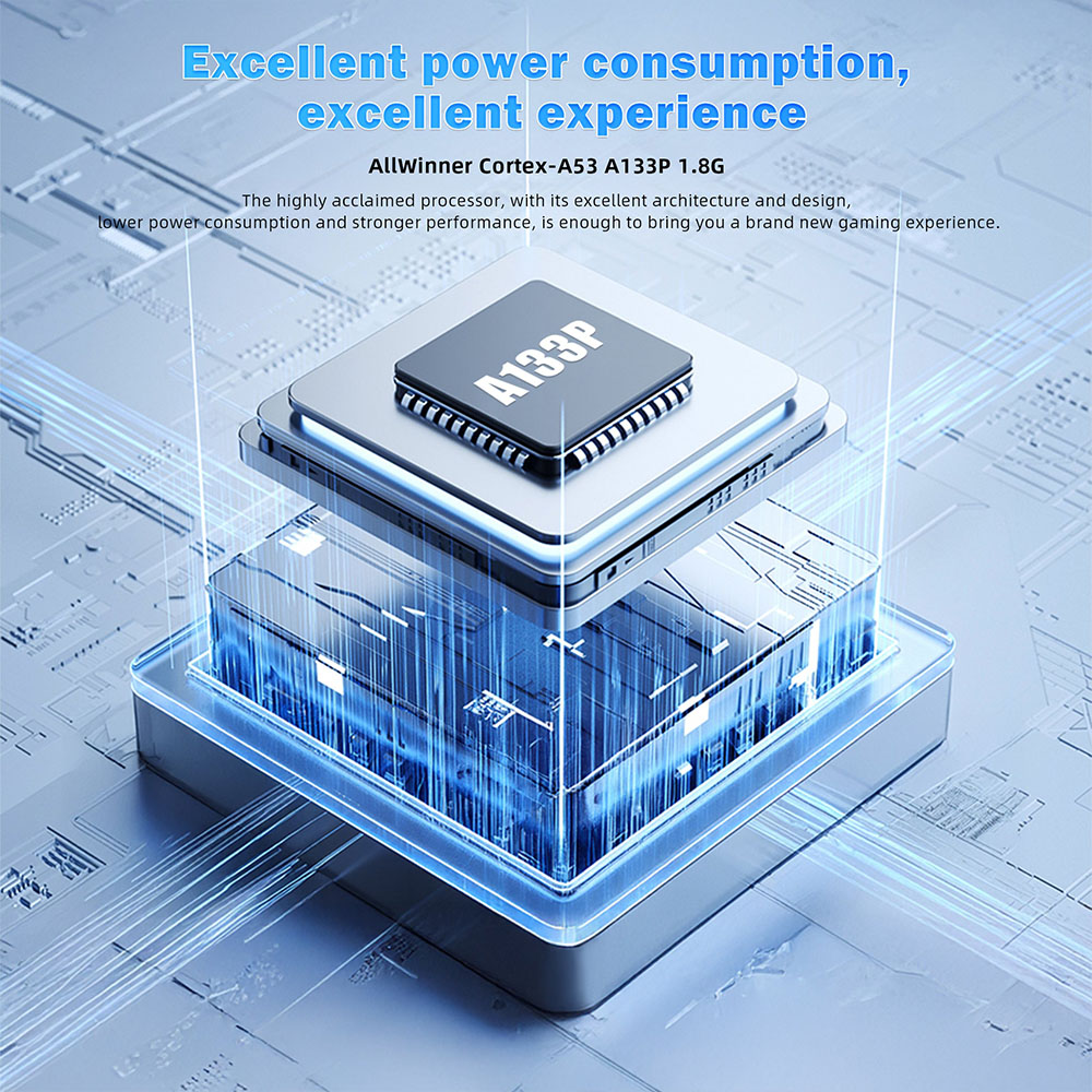 Magicx Zero 40 Retro Game Console, 4 inch IPS Touchscreen, 64GB TF Card, 30+ Emulators, 64-bit Android System, 7 Hours of Battery Life - Black