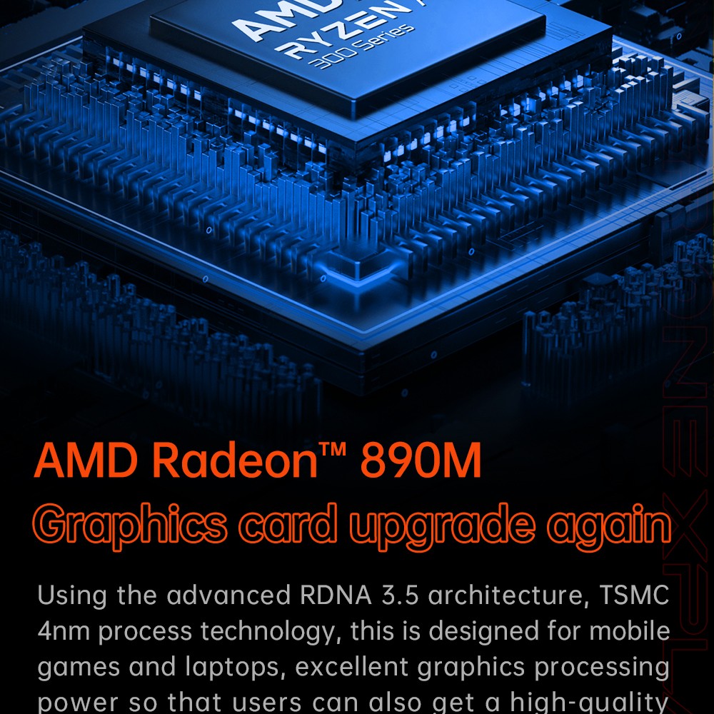 Refurbished ONE Netbook OneXFly F1 Pro Handheld Game Console, 7'' 1920*1080 OLED Screen, AMD Ryzen AI 9 HX 370 CPU 12 Core Max 5.1GHz, 144Hz Refresh Rate, 64GB LPDDR5x RAM 4TB SSD, 2*USB-C 4.0, 1*USB-A 3.0, 1*TF Card Slot, 1*Audio - US Plug