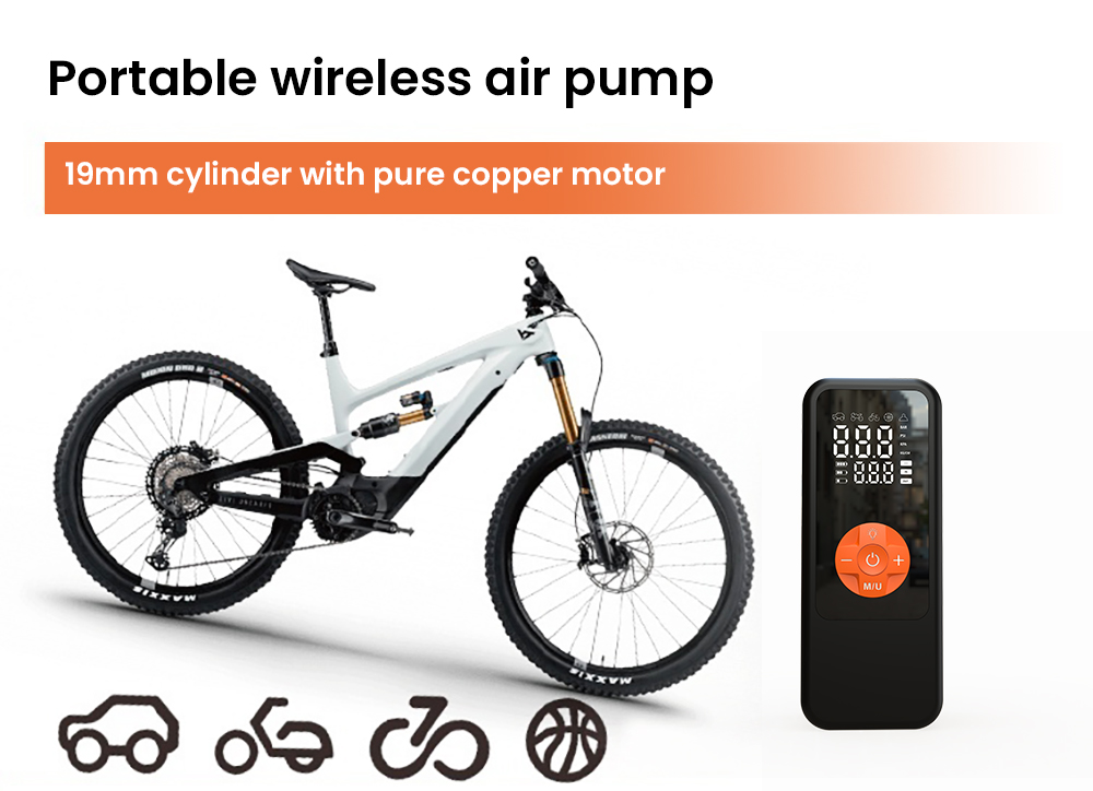 Q13 Portable Electric Air Pump for Cars, Motorcycles, Bikes and Balls