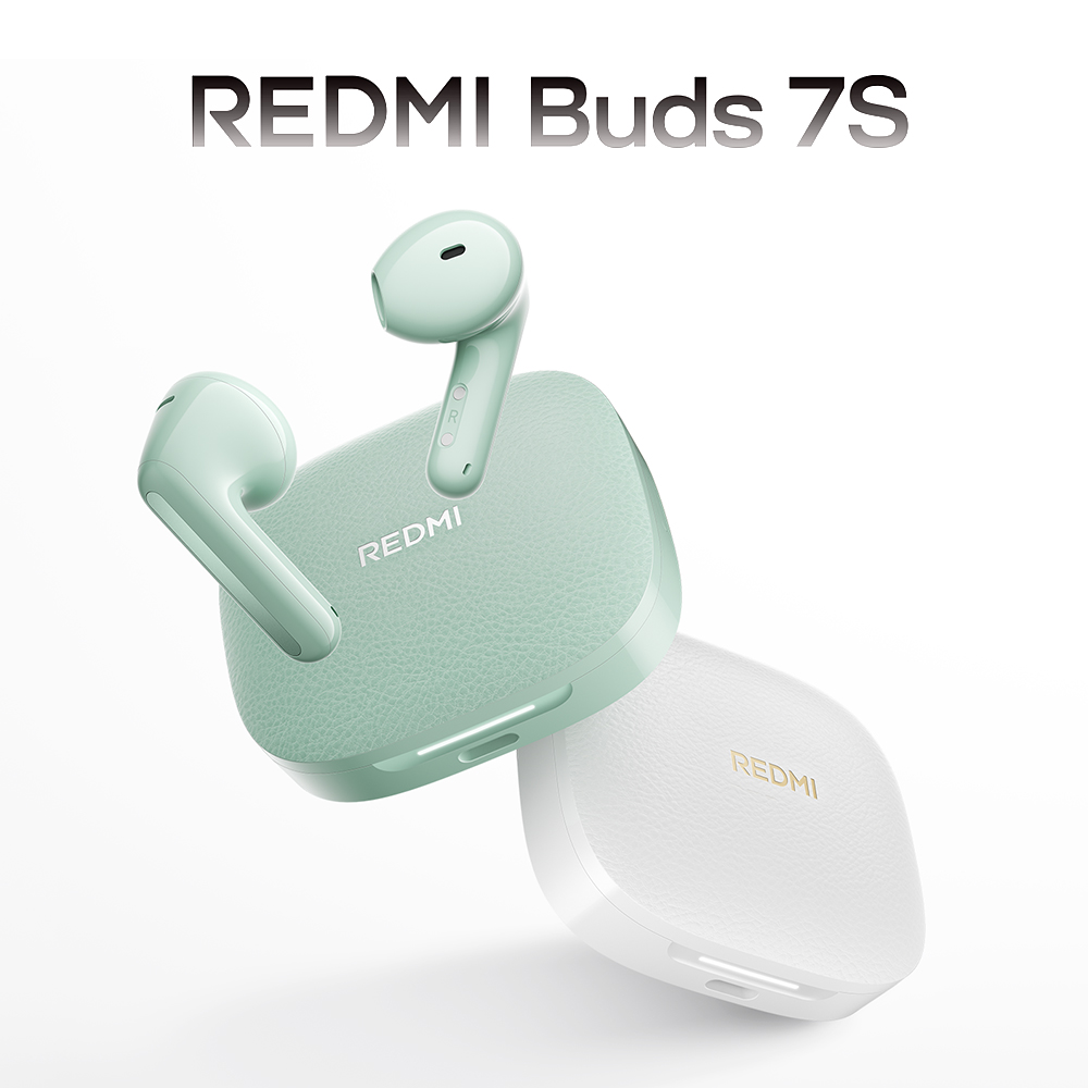 Redmi Buds 7S Semi-in-ear ANC Earbuds, 5-level EQ Sound, Up to 32 Hours Battery Life - White