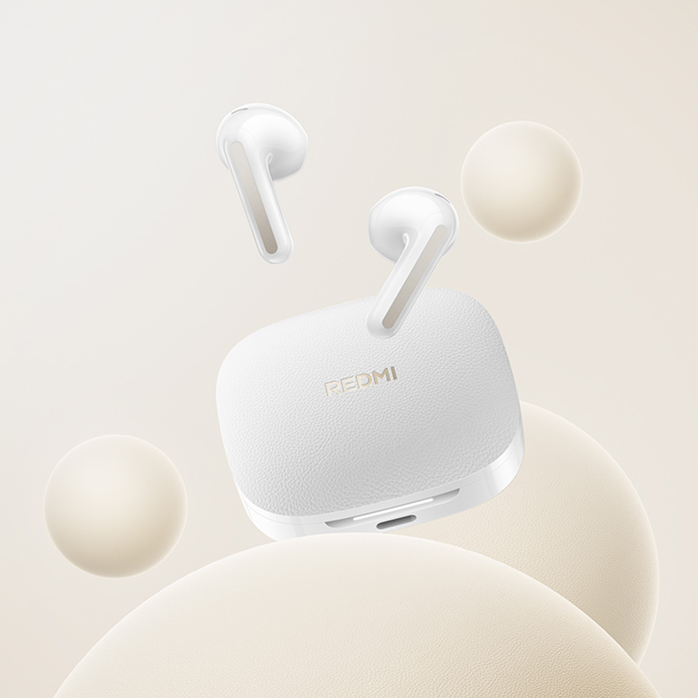 Redmi Buds 7S Semi-in-ear ANC Earbuds, 5-level EQ Sound, Up to 32 Hours Battery Life - White
