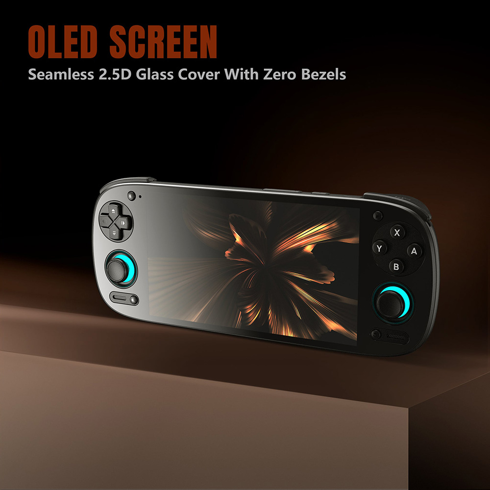 Refurbished Retroid Pocket 5 Game Console, Android 13, 5.5-inch 1080p AMOLED Screen, 8GB LPDDR4x RAM 128GB UFS 3.1 Storage, WiFi 6 Bluetooth 5.1, 5000mAh Battery - Black