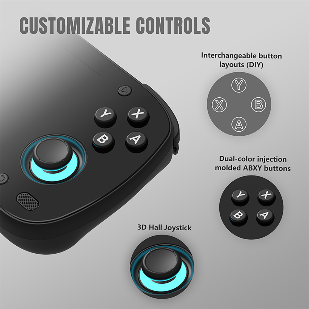 Refurbished Retroid Pocket MINI Game Console, 3.7-inch 1280*960 AMOLED Screen, 6GB LPDDR4x RAM 128GB UFS 3.1 Storage, Android 10, 4000mAh Battery, WiFi 6 Bluetooth 5.1, Active Cooling