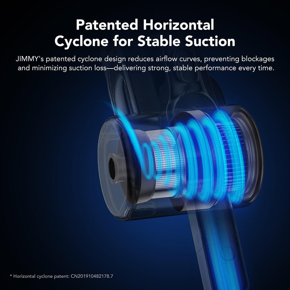 JIMMY H11 Pro Cordless Vacuum Cleaner, 700W/260AW Suction, 90 mins Runtime, Flexible Mental Tube, 7 Cleaning Tools, LED Display, for Carpets/Hard Floors - Dark Gray